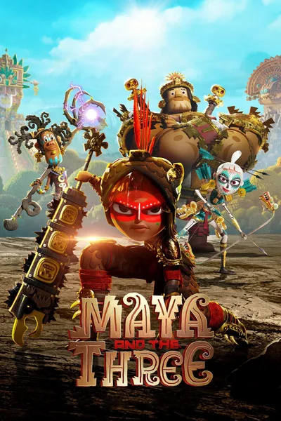 Постер фильма «Майя и три воина»