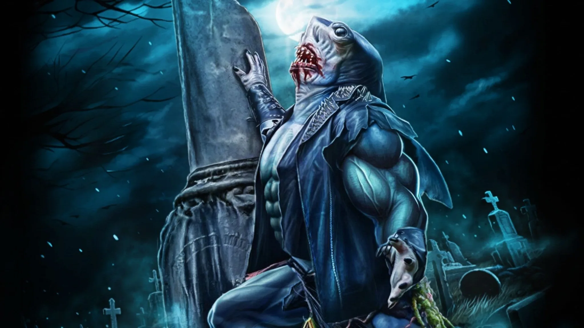 Постер фильма «Graveyard Shark»