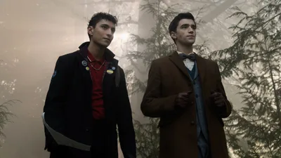 Постер 2 серии 1 сезона сериала «Детективы с того света»
