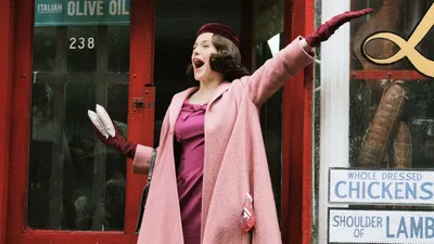 Постер 1 серии 1 сезона сериала «Удивительная миссис Мейзел»