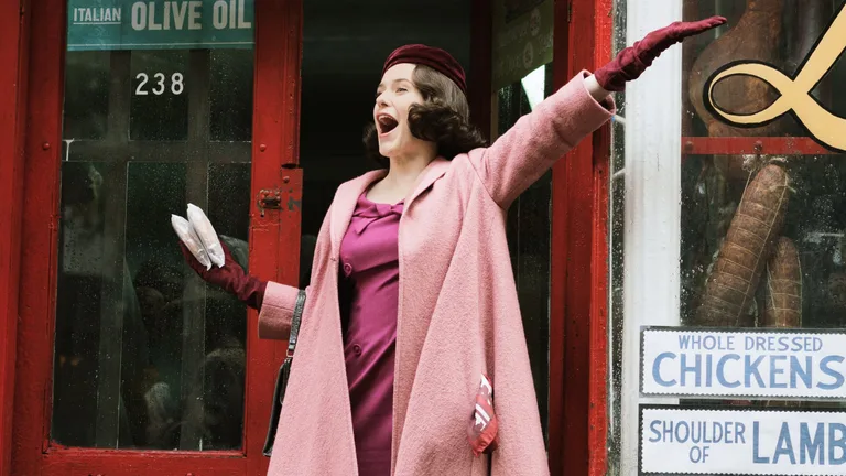 Постер 1 серии 1 сезона сериала «Удивительная миссис Мейзел»