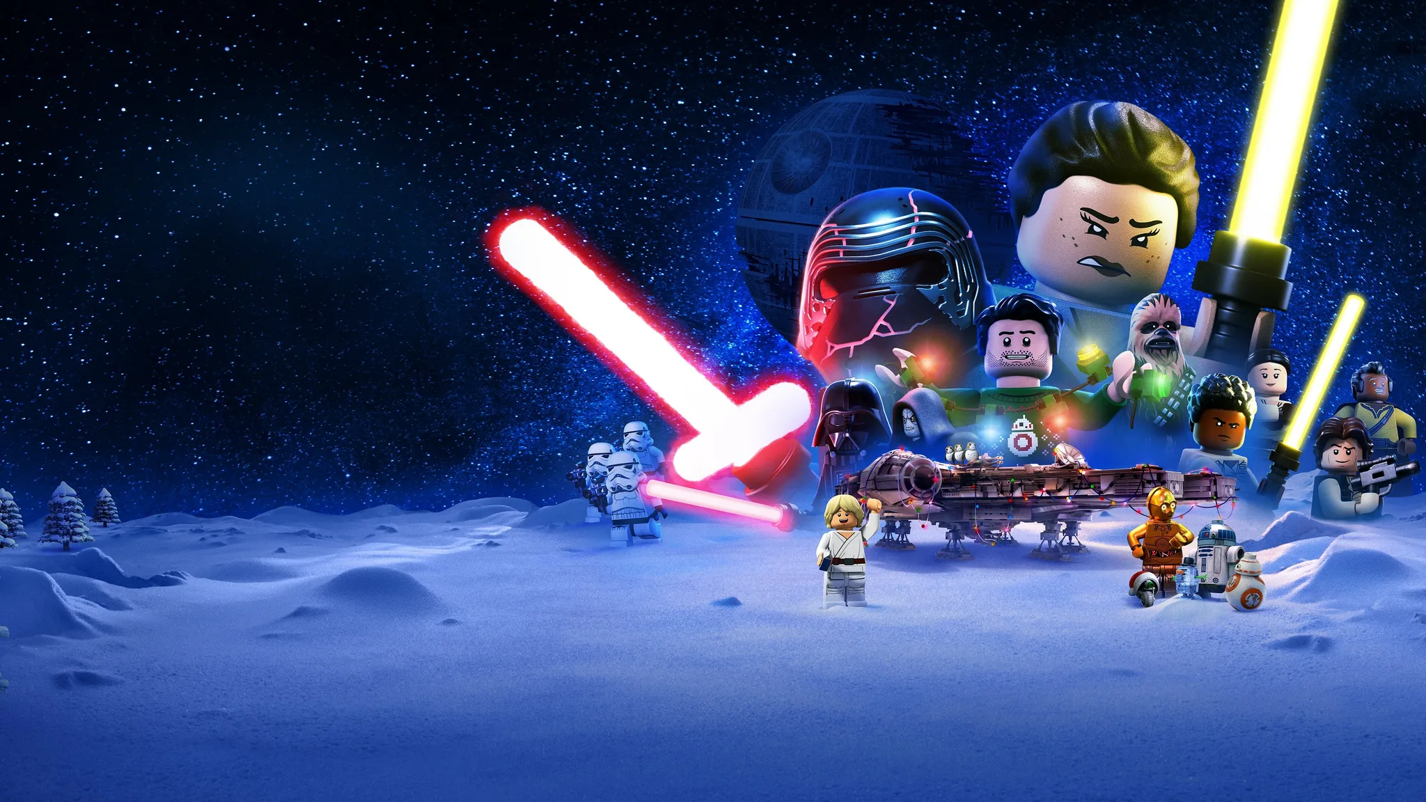 Постер фильма «LEGO Звёздные Войны: Праздничный Спецвыпуск»