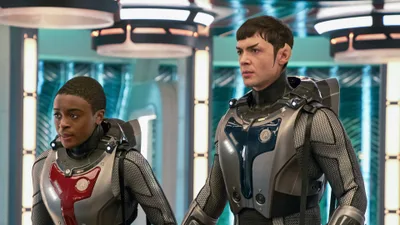 Постер 2 серии 1 сезона сериала «Звёздный путь: Странные новые миры»