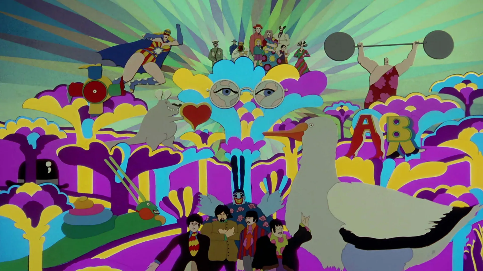 Постер фильма «The Beatles: Yellow Submarine»