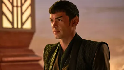 Постер 1 серии 1 сезона сериала «Звёздный путь: Странные новые миры»