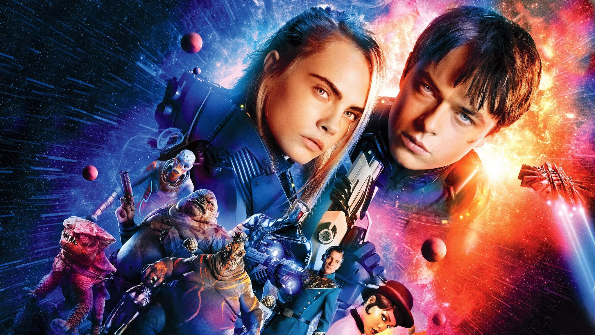 Постер фильма «Валериан и город тысячи планет»