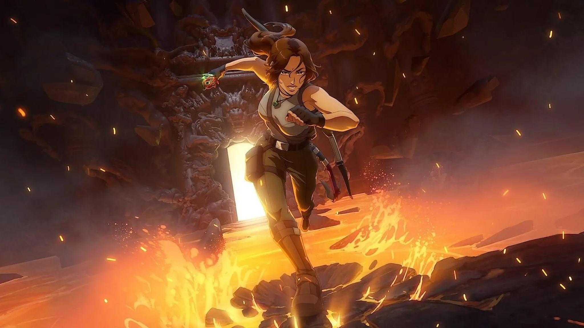 Постер фильма «Tomb Raider: легенда Лары Крофт»